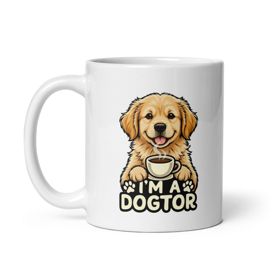 I'm a Dogtor Golden Retriever Coffee Mug | Funny Dog Mom Gift